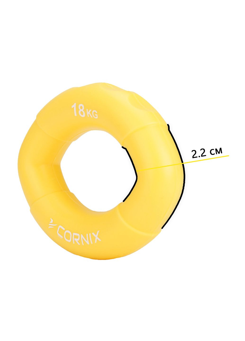 Еспандер кистьовий силіконовий 18 кг Cornix XR-0073 (323163796)