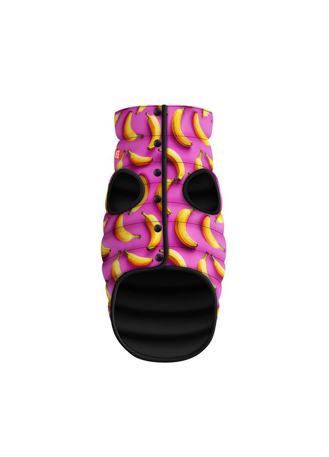 Курточка для собак Clothes рисунок "Бананы на розовом",, В 76-79 см, С 55-61 см WAUDOG (322002009)