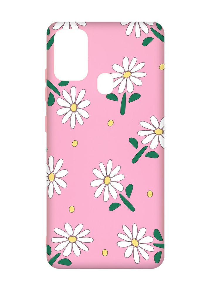Матовый чехол на Samsung Galaxy M30s/M21:: Ромашки (принт 368) Creative (360700972)