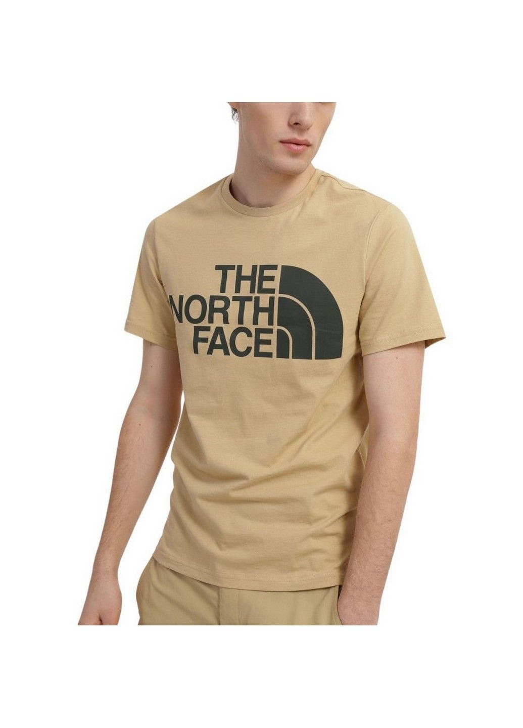 Бежева футболка m standard ss tee nf0a4m7xlk51 The North Face