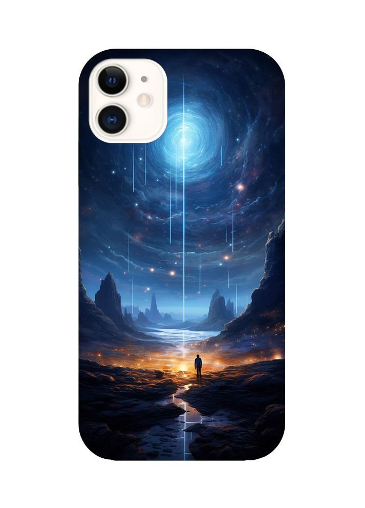 Чехол с красными боками на iPhone 11:: Космос (принт 244) Creative (360671784)