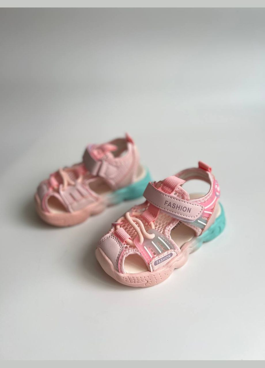 Босоніжки із захистом пальчиків на липучках No Brand (341530460)