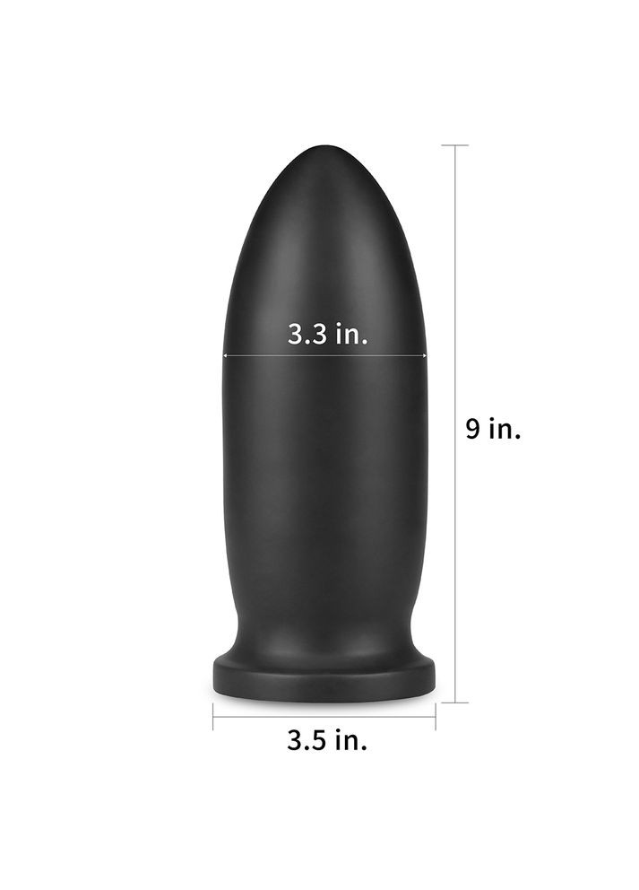 Анальна пробка King Sized Anal Bomber 9 Чорна - CherryLove Lovetoy (282709603)