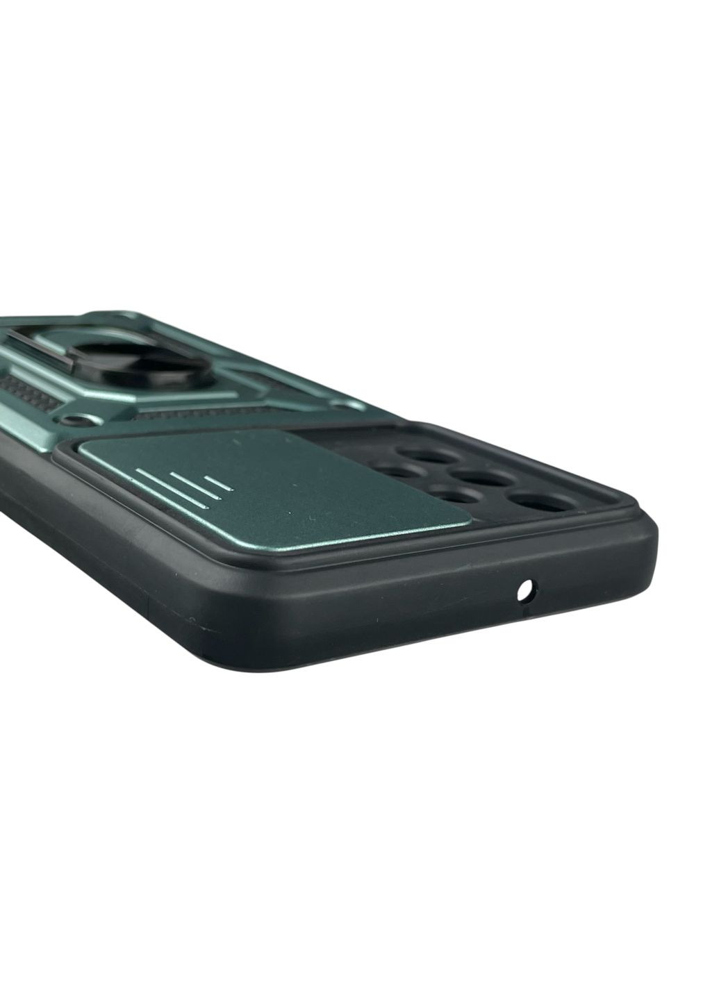 Чохол для Galaxy A32 (SM-A325) броньований з кільцем-тримачем підставкою зі шторкою на самсунг а32 зелений rg1 Samsung (366389452)