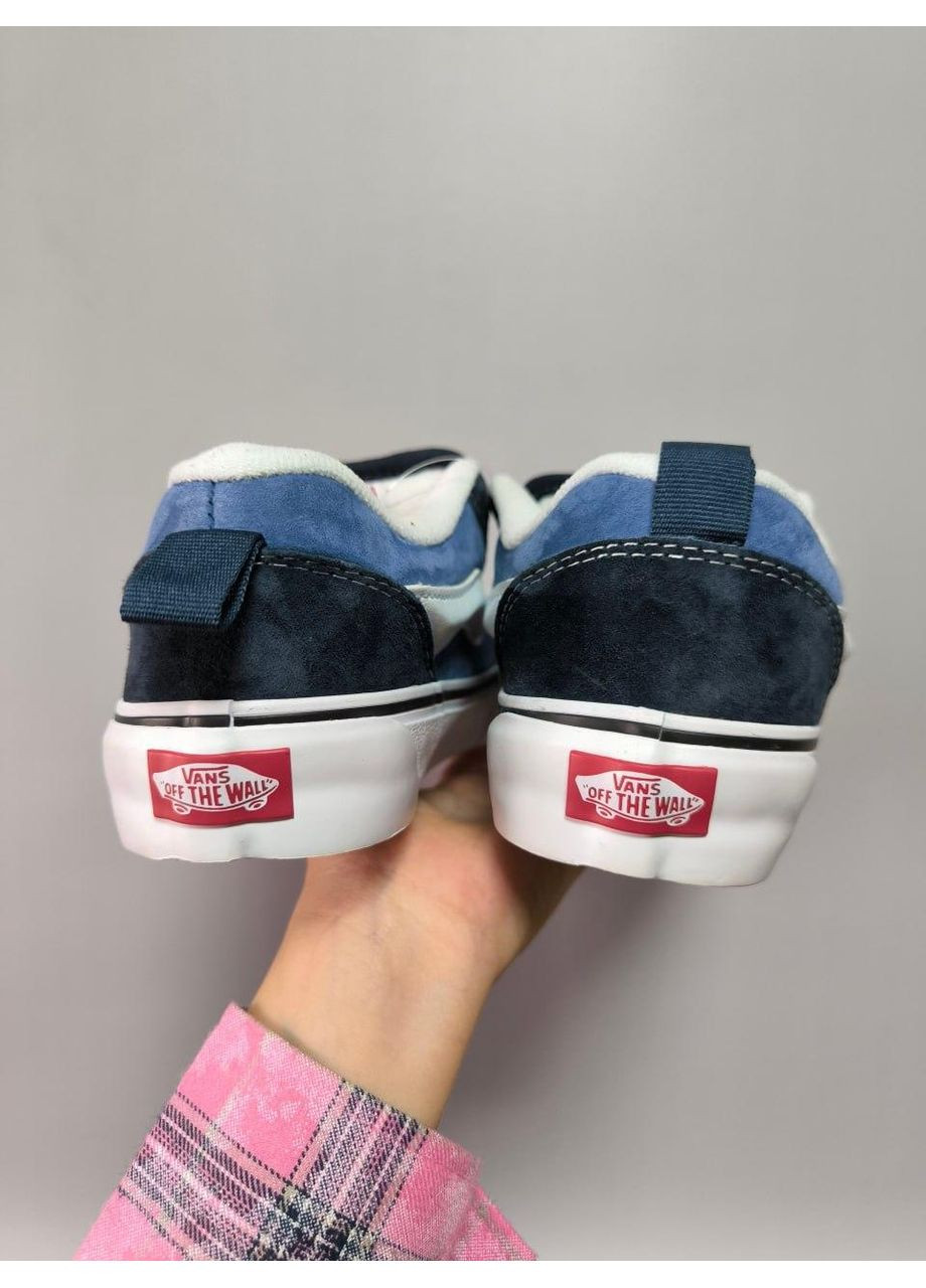 КЕДЫ ЖЕНСКИЕ VANS KNU SKOOL BLUE WHITE ВАНС КНУ СКУЛ No Brand белые демисезоны (367168380)