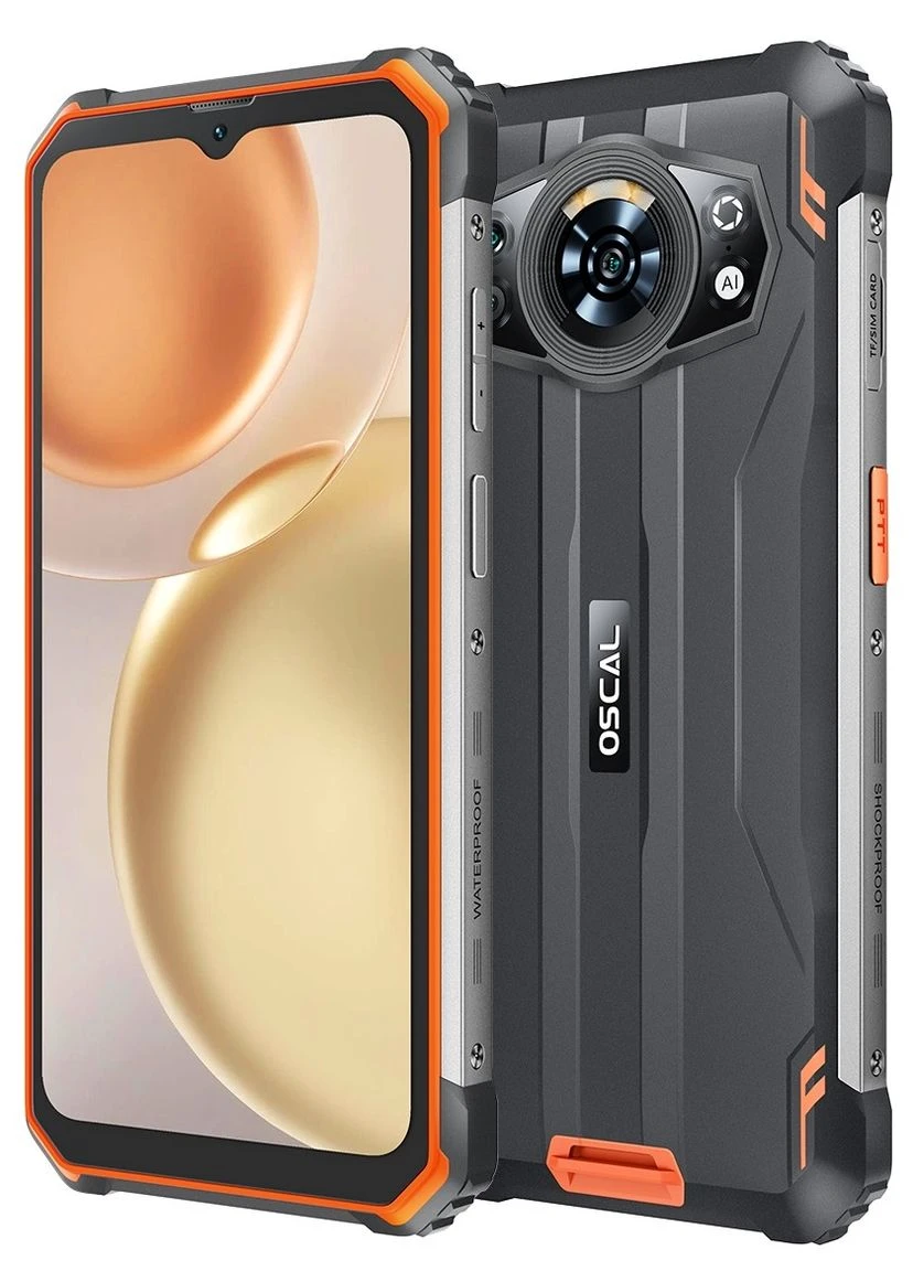 смартфон s80 6/128gb dual sim orange Oscal (387594254)