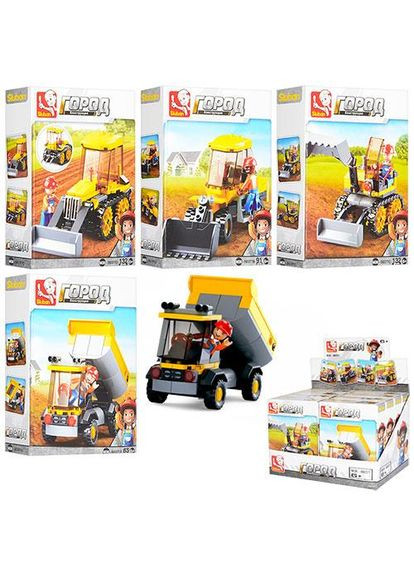 Конструктор Строительная техника M38B0377 8 шт/уп Sluban (305392365)