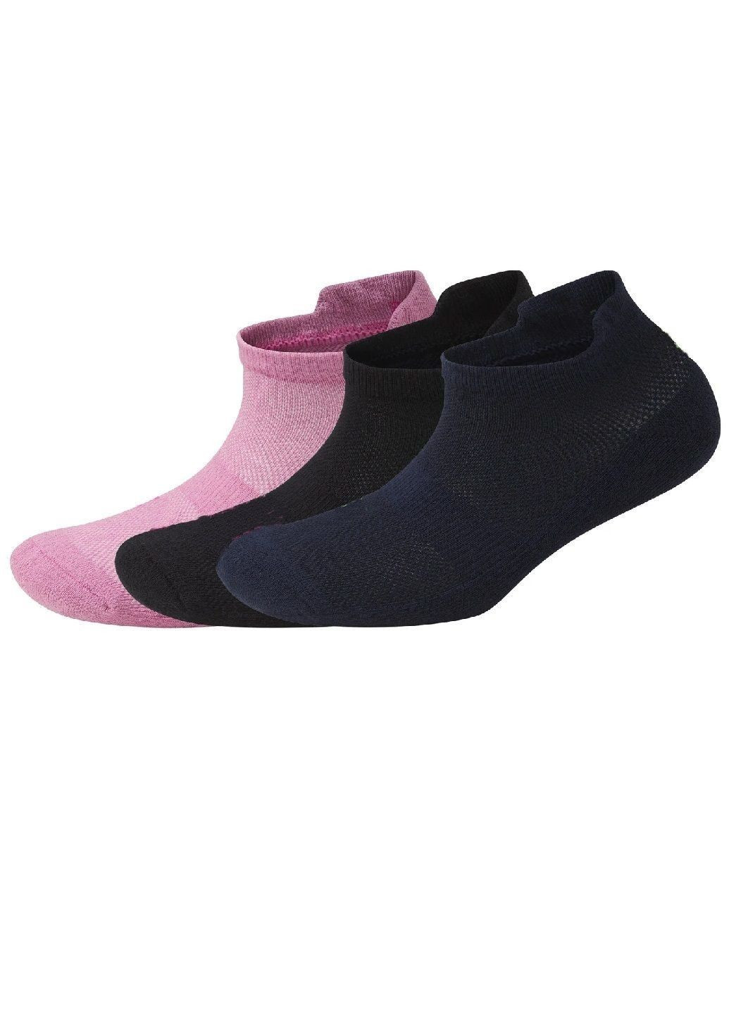 Комбіновані шкарпетки 3 пари однотонні (361648458)