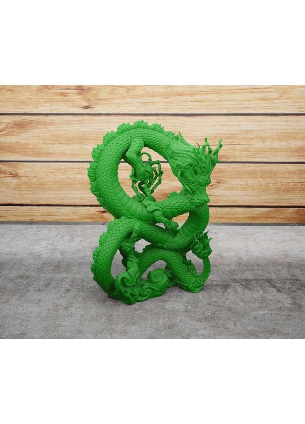 Статуетка китайського дракона в класичному стилі. Біла. 10 см. ЗаСвіт (280940625)