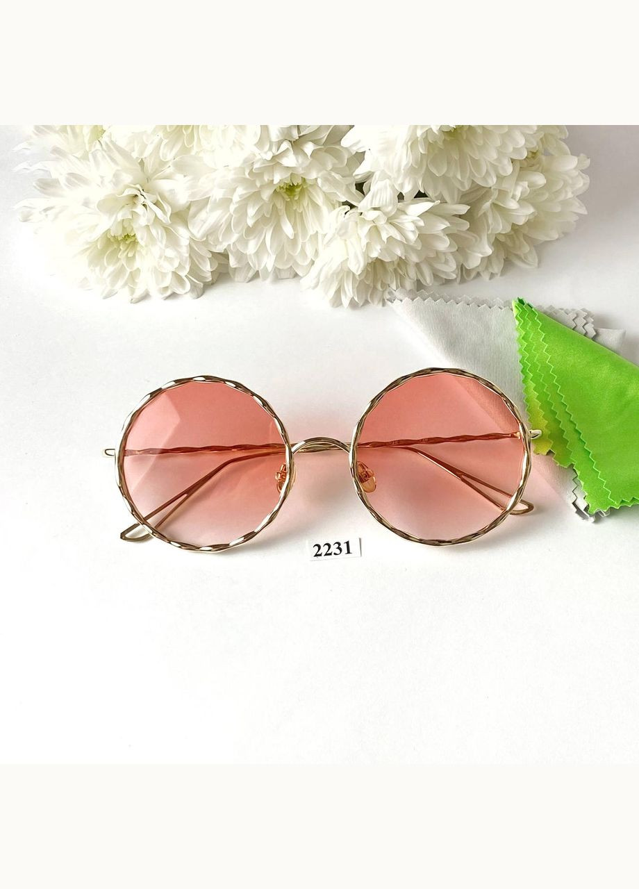 Стильні сонцезахисні окуляри з червоними лінзами No Brand (302370731)