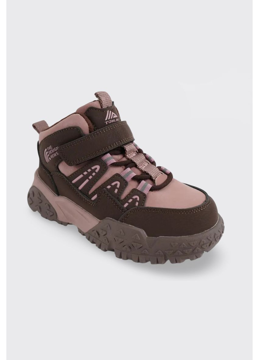 Фиолетовые повседневные осенние детские ботинки на девочку фиолетовые (11720e) Tom.M