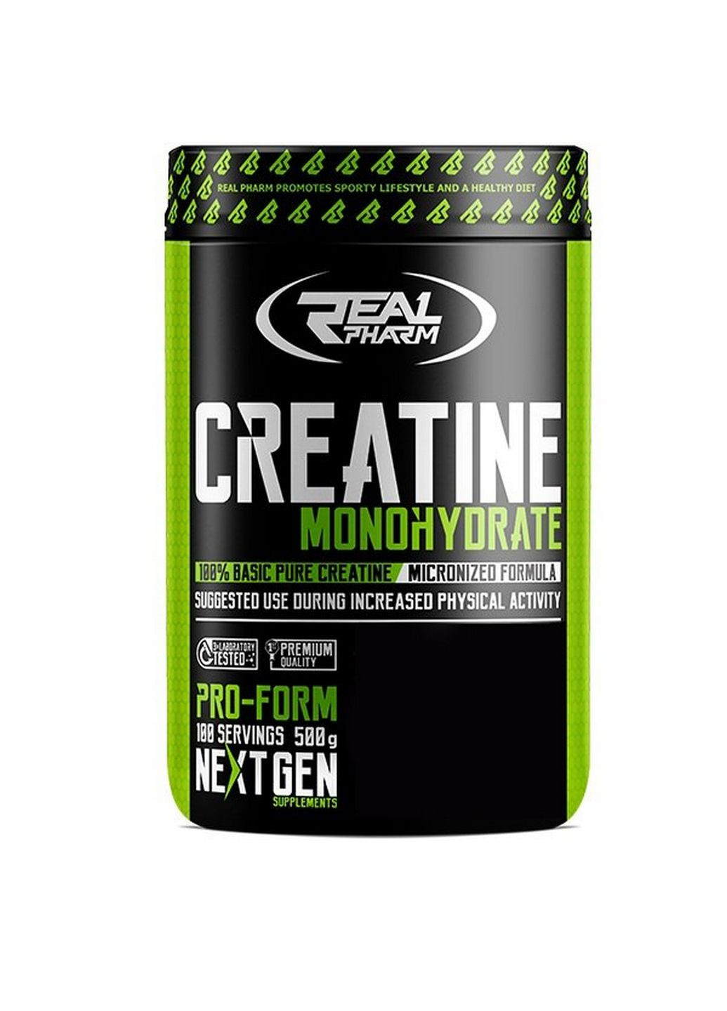Креатин Creatine Monohydrate, 500 г Вишневий лимонад Real Pharm (293340993)