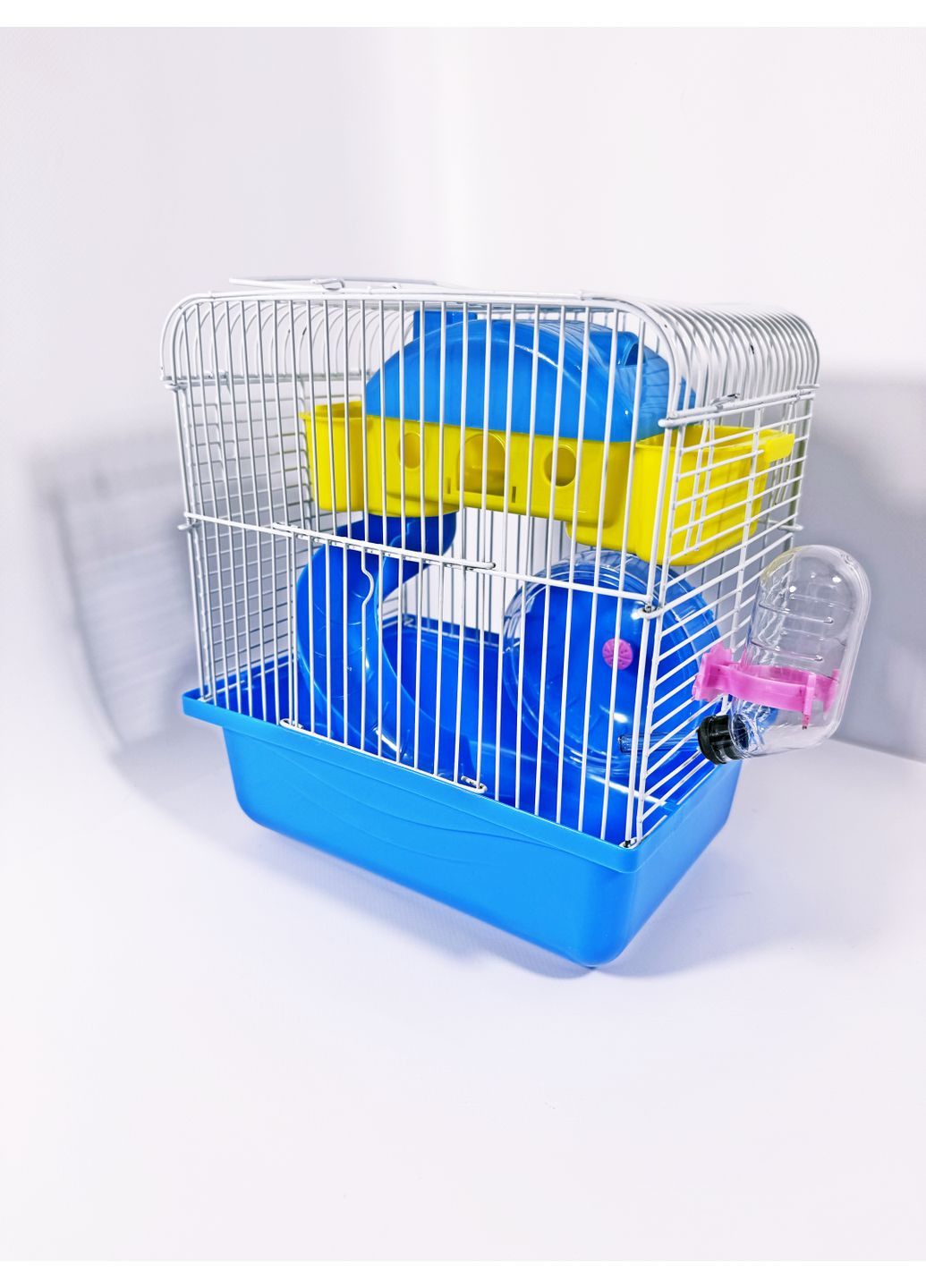 Клітина для хом'яків G08, жовто-блакитна, 25x23x16см Mona Kisa (371896787)