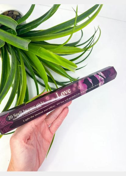 20 заклинальних ароматичних паличок Elements Spell Incense Sticks- Love (mint, lavender, orange blossom, and wood) - кохання No Brand (298996598)