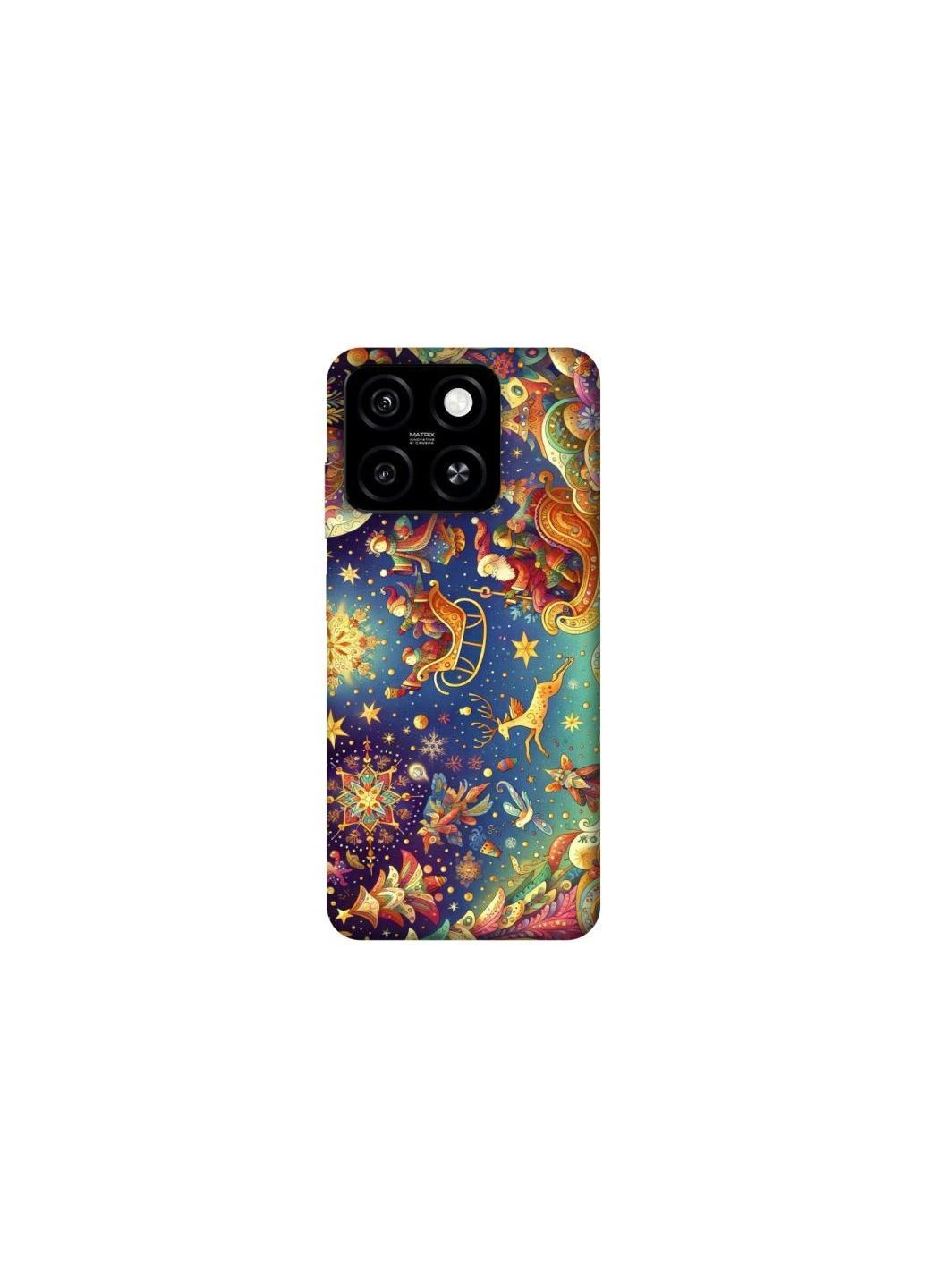 Чохол на ZTE Blade A55 4G Christmas spirit ver.10 Frontalka (375910885)