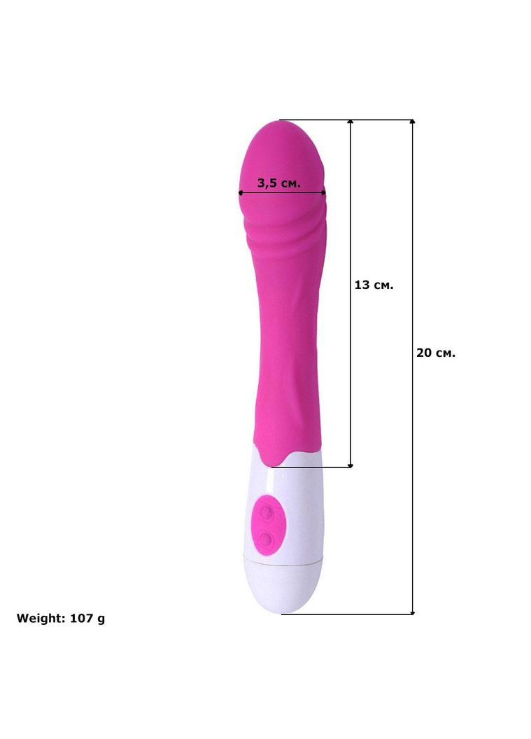 Вібратор зі стимуляцією точки G 30 режимів вібрації 13 см Вібратор-масажер для точки G spot Vibrator China (317747756)