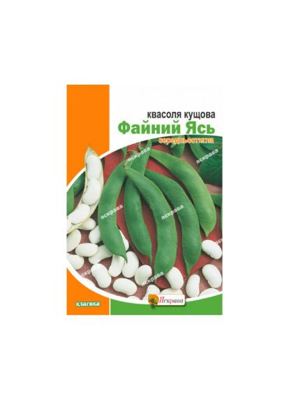 Насіння Квасоля Файний Ясь 30г Яскрава (356119264)