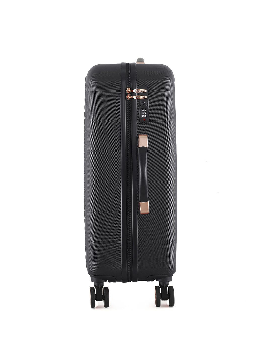 Валіза середня 24" (M) ABS-Plastic Black (T5718-2) Semi Line (333650604)