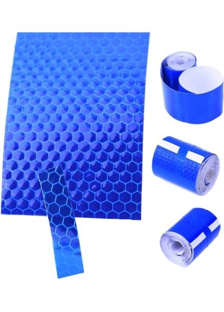 Стрічка світловідбивна самоклеюча 5 см 3 м Синій (050486) GIF (346263091)