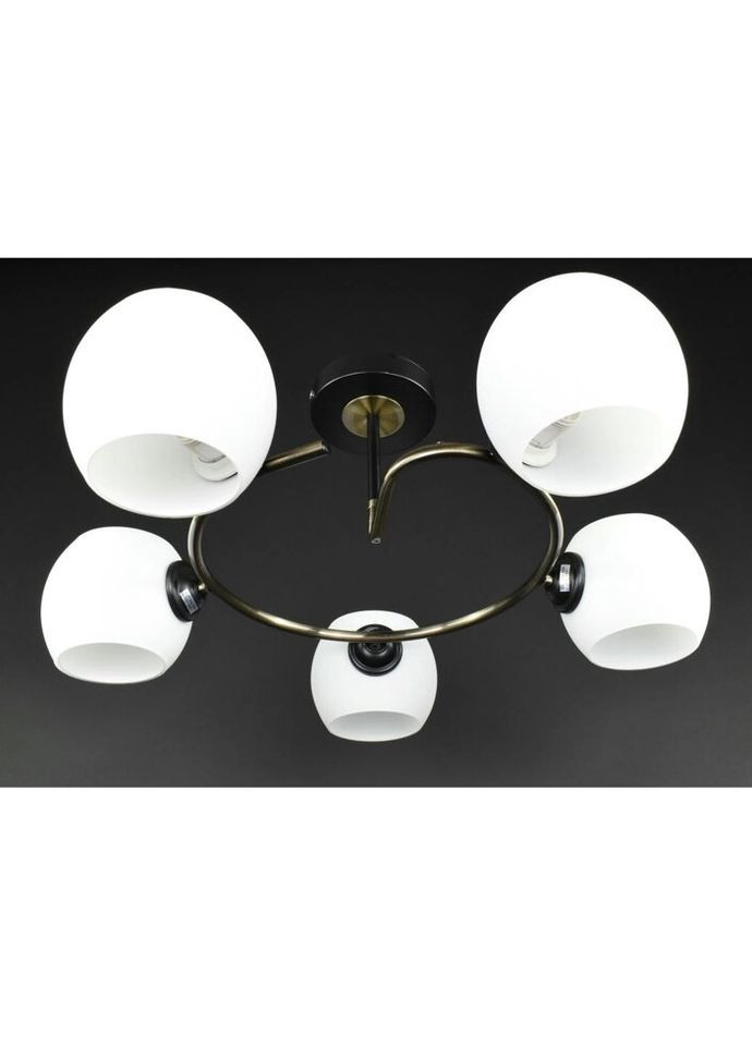 Люстра потолочная на 5 лампочек 27423 Бронза 26х62х62 см. Sunnysky (335975103)