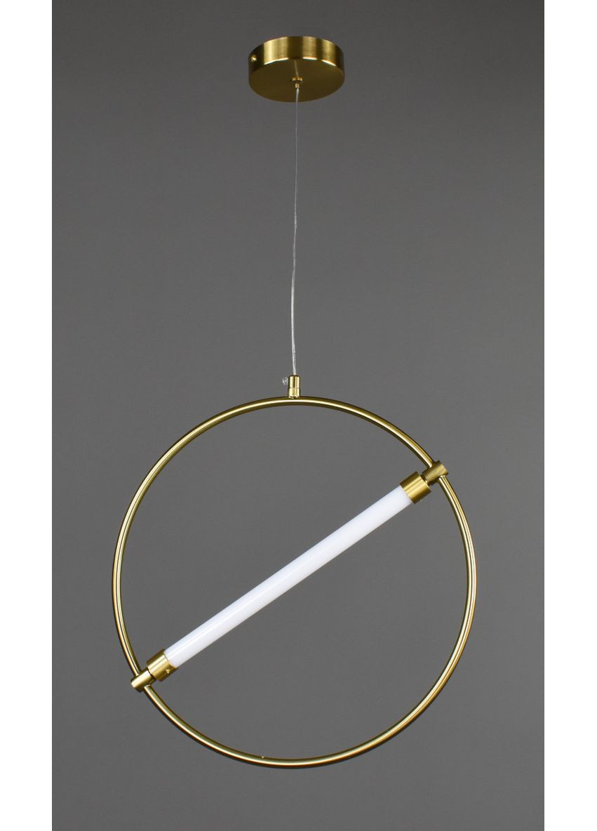 Люстра светодиодная подвесная LED светильник для квартиры на потолок лэд 28256 Латунь 40-180х35х10 см. Sunnysky (365680614)