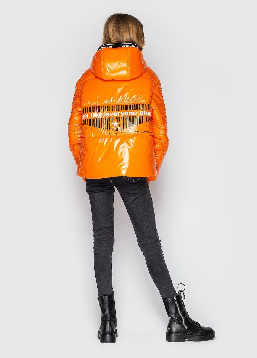 Помаранчева демісезонна куртка менді оранжевий Cvetkov Мэнди