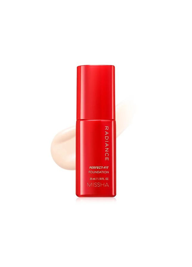 Постоянное тональное лицо лица Radiance Perfect-Fit Foundation Spf 30 PA №21n Ваниль 35 мл MISSHA (358500278)