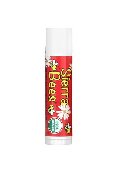 Органический бальзам для губ органический 1 шт с ароматом граната. Sierra Bees (293246958)