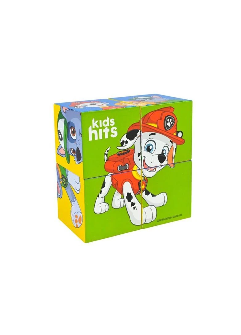 Дерев’яні кубики-пазли KidsHits Paw Patrol, у плівці 10*5*10 см Kids Hits (389886395)