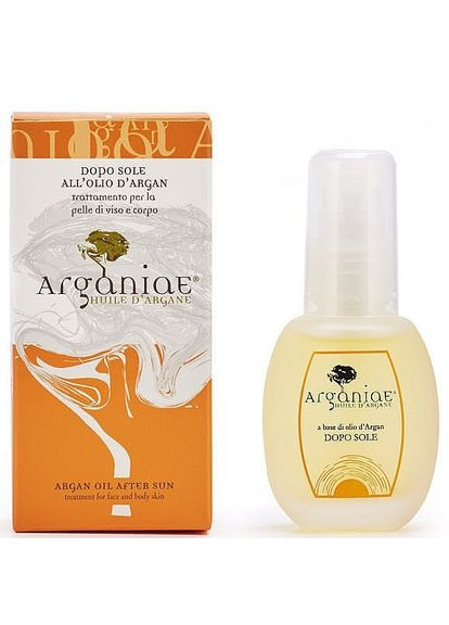 Масло после загара с органическим аргановым маслом i Solari 30ml (1260997-31108285) Arganiae (368616318)