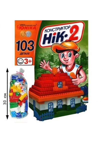 Дитячий конструктор НІК-2 70897, 103 великі деталі Юніка (367967302)