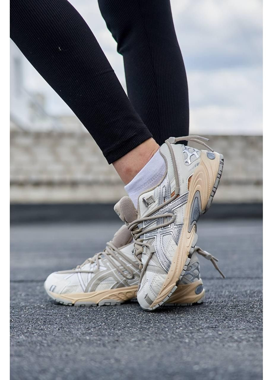 Бежевые демисезонные кроссовки мужские asics gel kahana tr v2 cream pure silver асикс гель кахано 8 No Brand