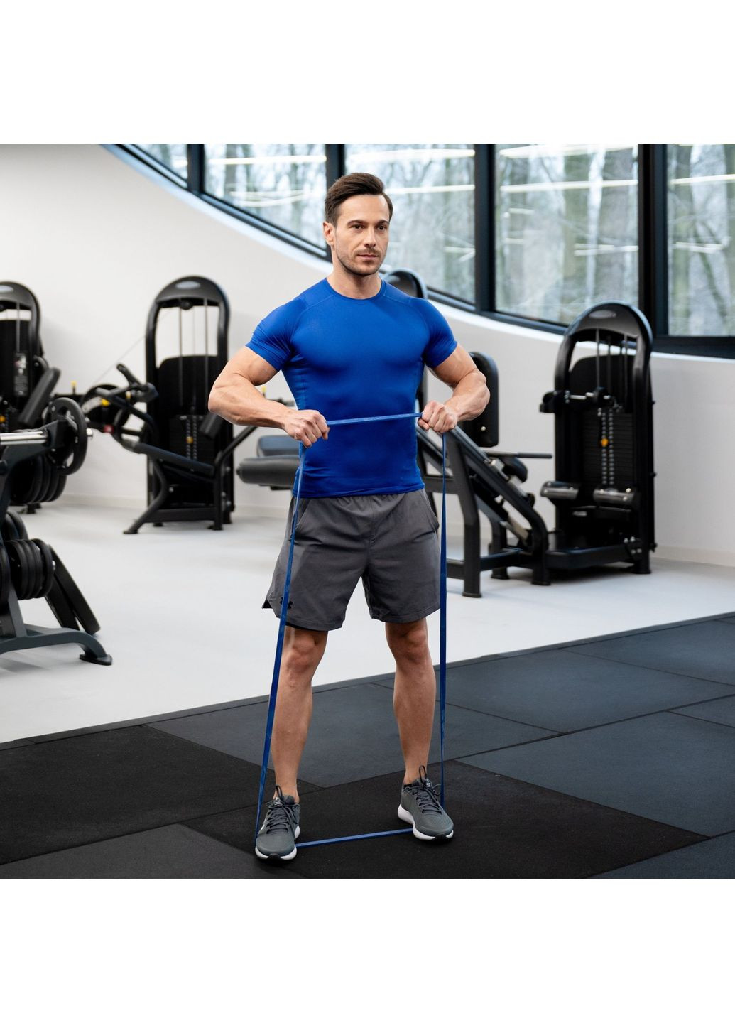 Резинка для фитнеса 12-28кг синяя Gymtek (361953021)