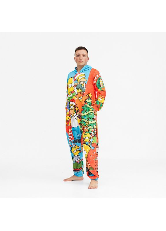 Комбинированная кигуруми « christmas :the simpsons » No Brand