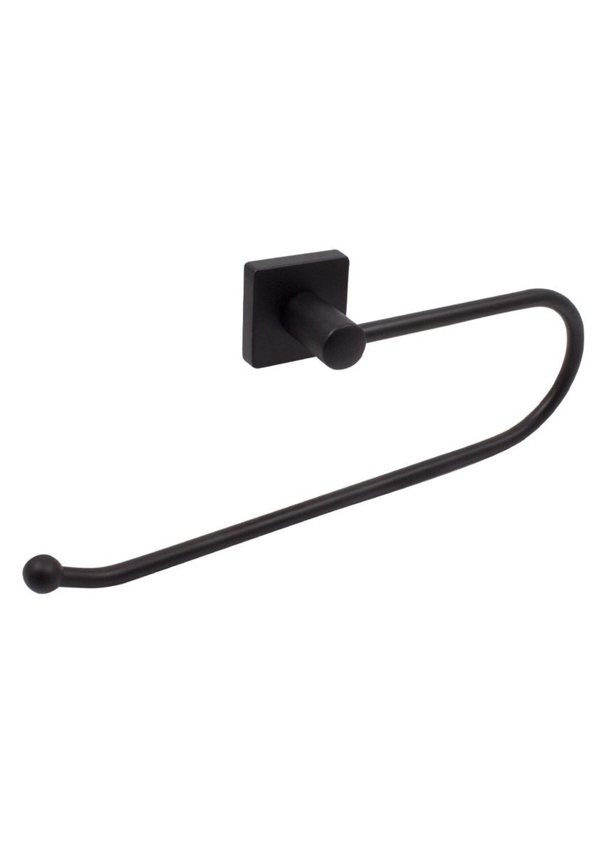 Напівколо для рушників Trento Moderno Grande Nero, чорний Trento Design Studio (322647909)