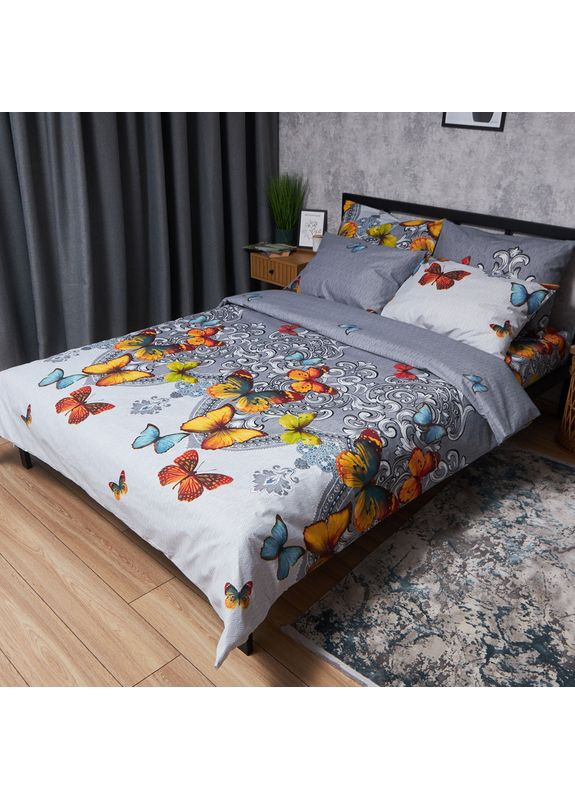 Комплект постельного белья Микросатин Premium «» Полуторный 143х210 наволочки 2х50х70 (MS-820008136) Moon&Star Butterfly Dream (356116636)