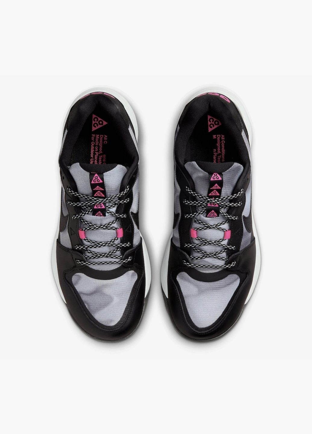 Черные демисезонные кроссовки мужские acg lowcate black/metallic dr1030-001 Nike