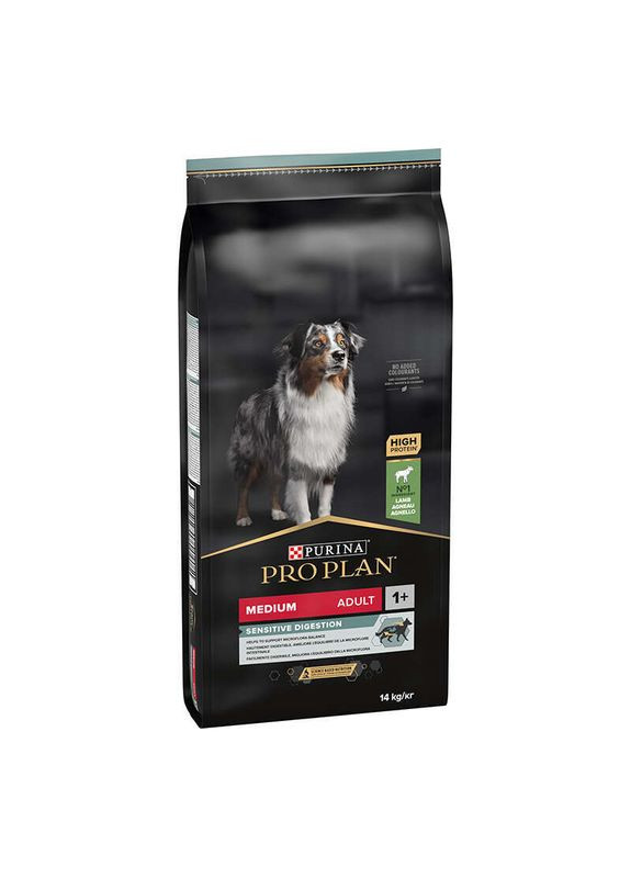 Medium Sensitive Digestion Adult – Сухий корм з ягням для дорослих собак середніх порід - 14 кг Purina (327257319)