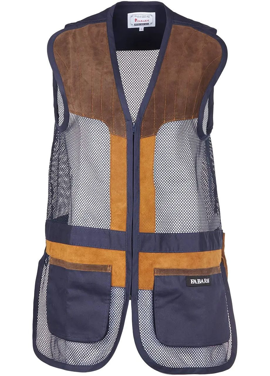 Жилет стрелковый Fabarm uperlative ummer Синий/оранжевый No Brand (317665918)