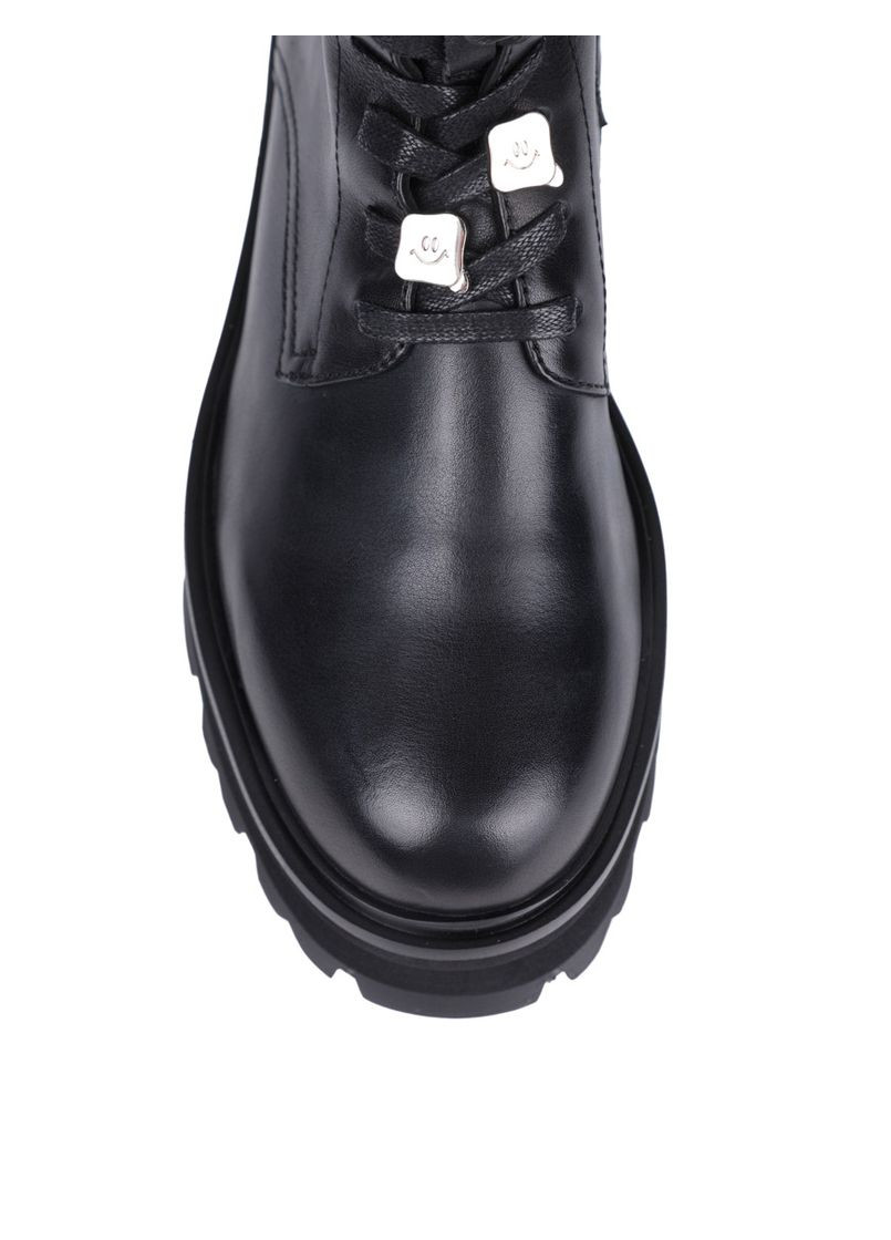 Жіночі Черевики RY706K-7Y8 Чорний Шкіра MIRATON (365434793)