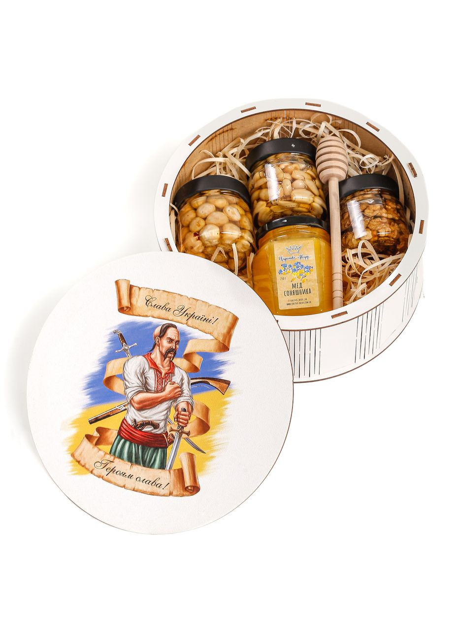 Український подарунок для іноземця №106 Патріотичний подарунок в українському стилі "Слава Україні, Героям слава" Царство Меду (330027772)