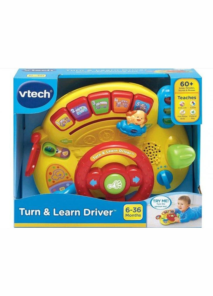 Музичне кермо Turn and Learn Driver Повернись і вчися VTech (282964511)