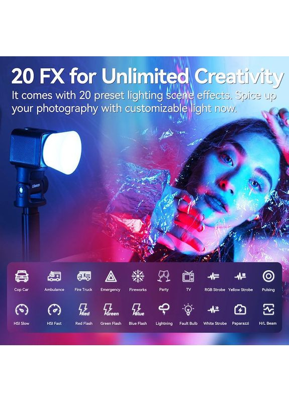 Видеосвет Vijim L3 RGB COB Fill Light (UV-L052GBB1 L3 RGB) Ulanzi (367724296)