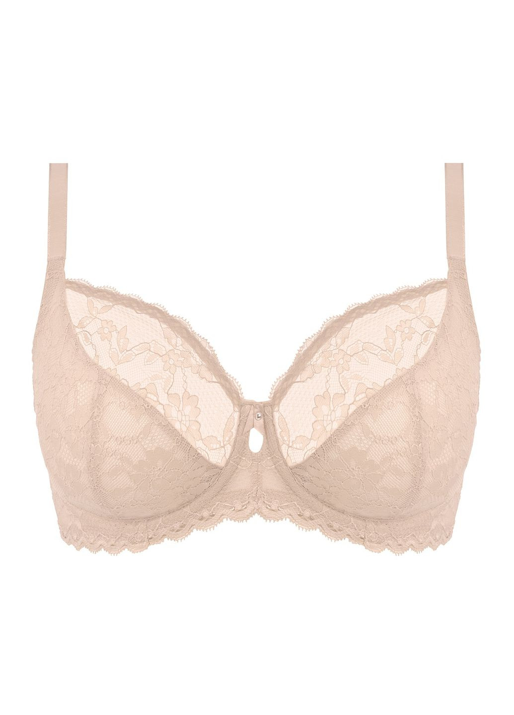 Бежевий балконет бюстгальтер 5452nae Freya з кісточками поліамід, поліестер, еластан, мереживо