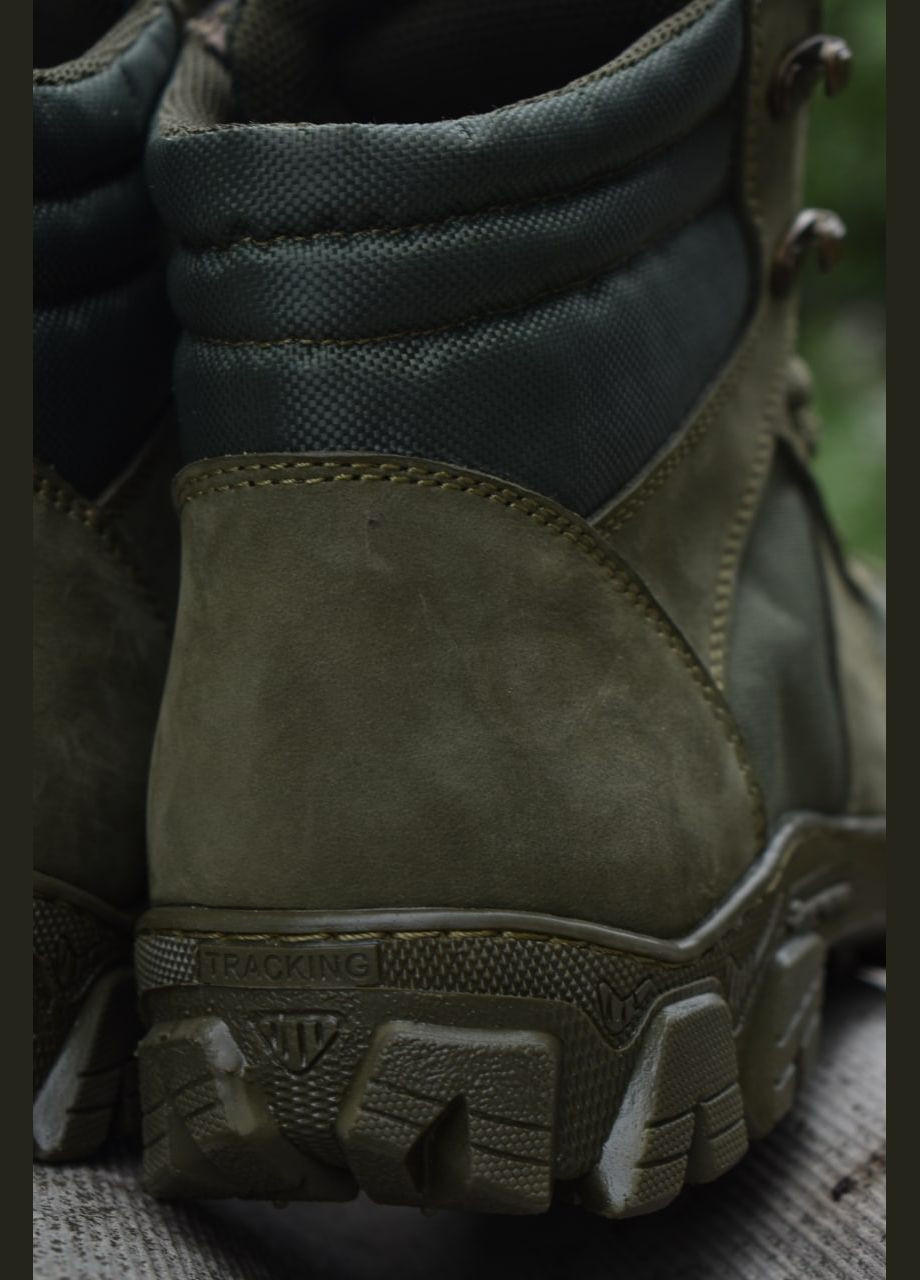 Літні Берці Чоловічі Черевики Тактичні. 36-48р Олива. Гідрофобна натуральна шкіра! MSLM-1023 No Brand (289384615)