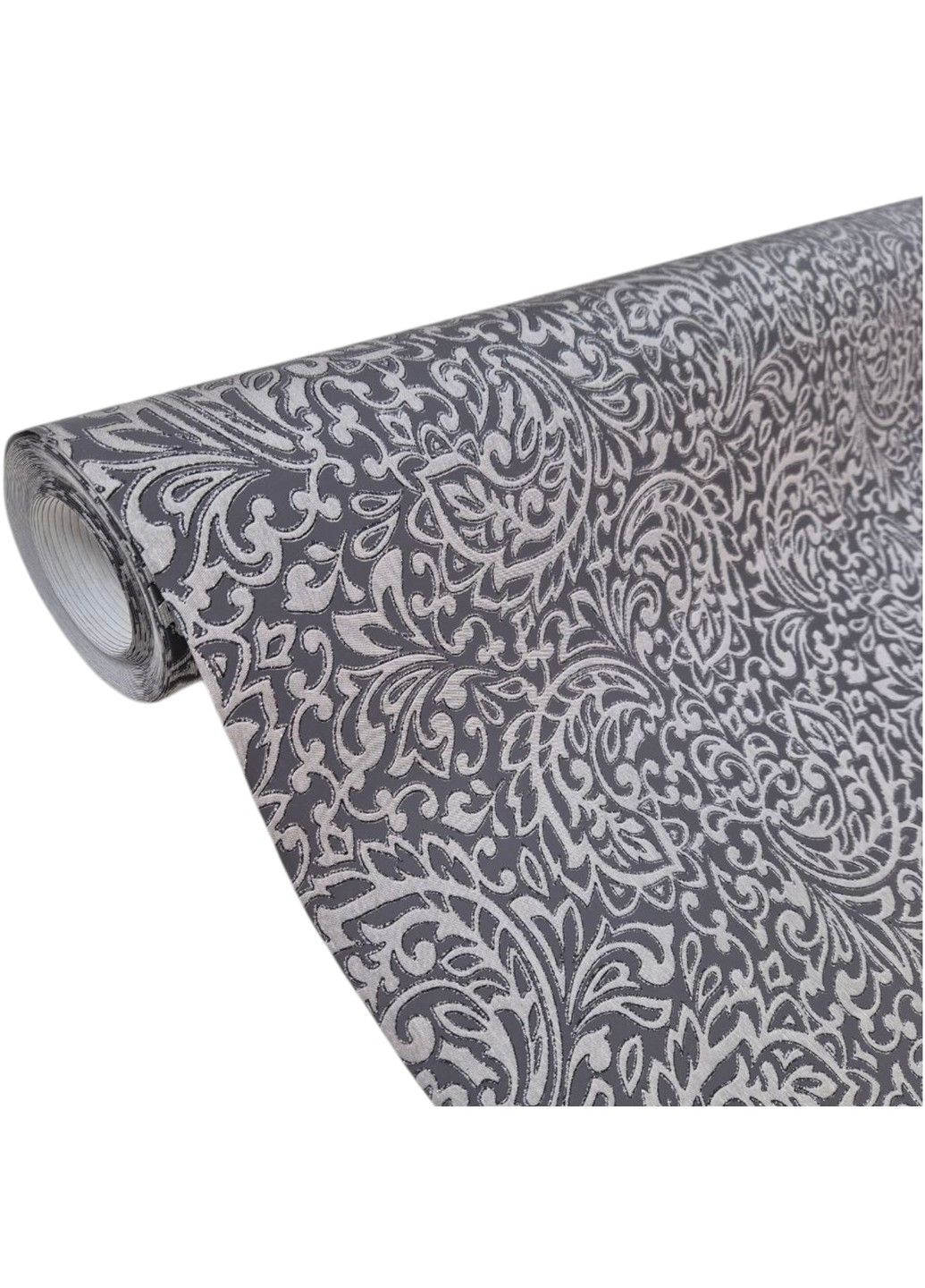 Шпалери вінілові на флізеліновій основі 10,05 × 1,06 м 57573, сірі для офісу, вітальні, спальні MARBURG (339111335)