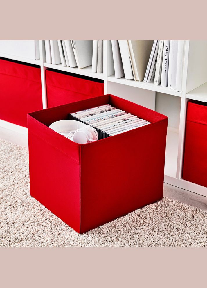 Коробка Ö червоний 333833 см IKEA (272150179)