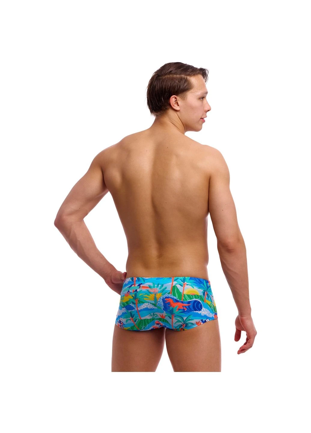 Мужские комбинированные мужские плавки funky trunks men's classic trunks duuude (fts001m72152) размер 30 (xs) Funky Trunks & Funkita
