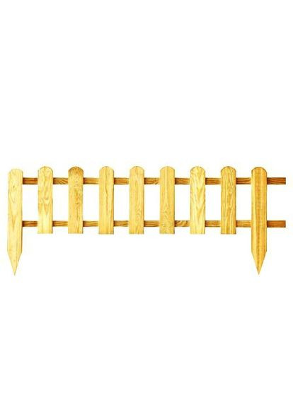 Огородження для клумб з дерева Беліз ваніль (ГБР-000102) No Brand (328960482)