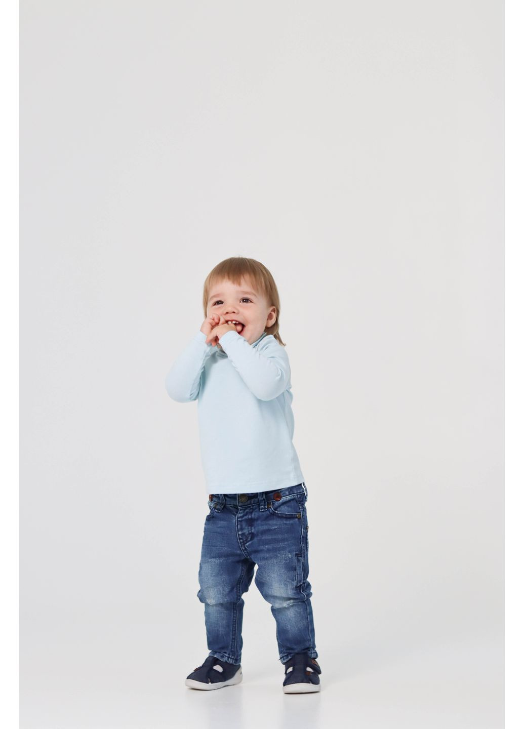 Водолазка дитяча світло-блакитна. Гольф базовий Piccolo (361786459)